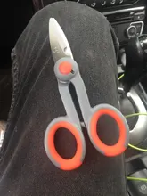 Alicates de pesca de acero inoxidable, aparejos de Cortador de línea trenzados antideslizantes, alicates de prensado de pescado, cortador, tijeras, accesorios de pesca, 1 Uds.