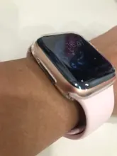 Funda protectora transparente para Apple Watch, funda completa transparente de TPU para iwatch SE 6 5 4 40MM 44MM 360