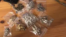 WYSIWYG-10 Uds. De pendientes de tuerca para la oreja, accesorios de fabricación de pendientes, aretes distorsionados dorados, conectores de Base para pendientes