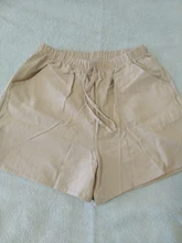 Pantalones cortos de cintura media para mujer, shorts femeninos informales de algodón y lino, disponible en talla grande, a la moda, 2020