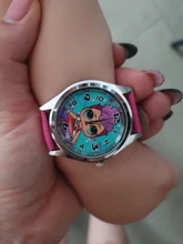 Lol-reloj sorpresa Original, muñeca de dibujos animados de Anime, accesorios de juguete de cuero para niños, regalo de cumpleaños, Navidad y Halloween