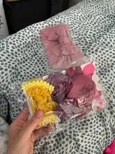 Headbands Hair-Accessories Bows-Knotted Nylon Elastic Newborn Girls Solid-Color Soft