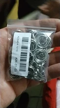 100 unids/lote 5-15mm abierto de acero inoxidable doble salto anillos para DIY clave doble conectores de anillos partidos para la fabricación de la joyería