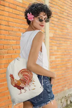 Angemiel Bag Red Motif Cock Cloth Backpack
Angemiel Bag Red Motif Cock Cloth Backpack