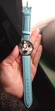 7 colores lindo reloj de cuarzo, de dibujos animados reloj de pulsera niños reloj de cuero relojes de Mickey niños niño mujeres niñas