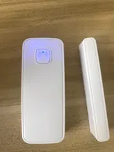 Tuya inteligente Sensor de ventana de puerta Zigbee/wifi inalámbrico de conexión inteligente Mini Sensor de ventana de puerta se utiliza con Hub de enlace Anti-desmantelar