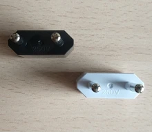 Nuevo CN enchufe usa a EU Adaptador convertidor de CA americano China a la UE Euro Europa Adaptador De Corriente De Viaje tipo C tomacorriente enchufe eléctrico