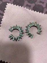 Pendientes de Clip en forma de C para mujer, Perla moderna, Color dorado, joyería de boda para fiesta, sin perforaciones, apilable, CZ, 2020