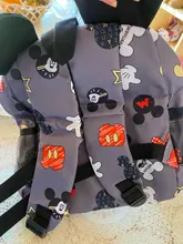 Mochila escolar de dibujos animados de Disney para niños y niñas, morral escolar de Mickey para guardería, a la moda