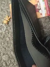 Cartera corta de piel sintética para Hombre, tarjetero, Masculina, Portafoglio, Uomo