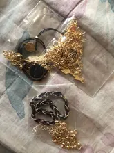 Docona-tobillera de flecha gótica negra para mujer, tobillera de cadena de lentejuelas hecha a mano, joyería para fiesta en la playa, 5 unidades/set 8851