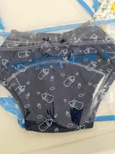 3 unids/set puro algodón reutilizables pañales 6 capa impermeable pañal de tela para bebé niños bebé algodón pantalones ropa interior,