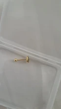 Pendiente de cartílago de circonia cúbica para mujer, aretes pequeños de Plata de Ley 925, Piercing para la oreja, regalos de joyería, 1 ud.