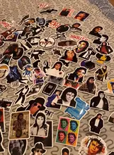 10/50 Uds Michael Jackson pegatinas de grafiti DIY Adhesivo resistente al agua de PVC calcomanías para Skateboard refrigerador portátil pegatinas para guitarra