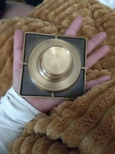 Bathroom-Accessory Floor-Drain Antique Brass Flower-Art Waste-Grate100mm--100mm YT-2104