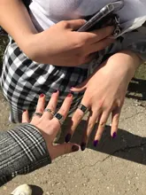 Modyle-anillos de escorpión estilo gótico Punk para hombre, anillos Retro con diseño de escorpión, joyería