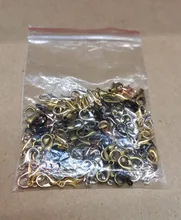 Lote de anillos de círculo abierto único abierto para hacer joyas, 50 Uds., gancho de cierre de langosta o 300 Uds.