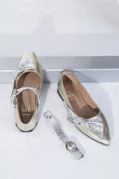 ILVi-Genuine Leather Handmade Maurisa Women's Ballerina Gold Crystal-Silver Crystal Women Shoes
ILVi-Genuine Leather Handmade Maurisa Women's Ballerina Gold Crystal-Silver Crystal Women Shoes