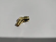 Conector de adaptador cónico SMA macho a hembra, 45, 135 grados, para antena de gafas FPV