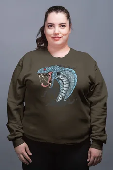 Angemiel Wear Offensive Blue Color Python Green Women Sweatshirts 
Angemiel Wear Offensive Blue Color Python Green Women Sweatshirts