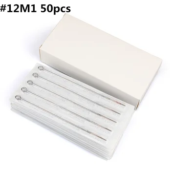 50pcs Professional Tattoo Needles #12M1/0.35MM Magnum Sterilize Tattoo Needles Stainless Steel Material for Body Art
50pcs Professional Tattoo Needles #12M1/0.35MM Magnum Sterilize Tattoo Needles Stainless Steel Material for Body Art