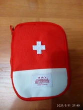 Portátil al aire libre estuche para botiquín de primeros auxilios, bolsa viaje, medicina, paquete Kit de emergencia de bolsas pequeñas de la medicina organizador divisor de almacenamiento