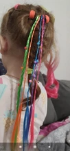 Bandas de goma de estilo coreano para niños, trenzas multicolores, cintas elásticas para el pelo, accesorios bonitos para el pelo, 1 ud.