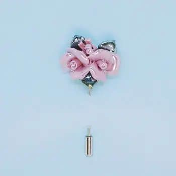 Brooch on lapel flower 50620 (purple, needle, ceramics)
Brooch on lapel flower 50620 (purple, needle, ceramics)
