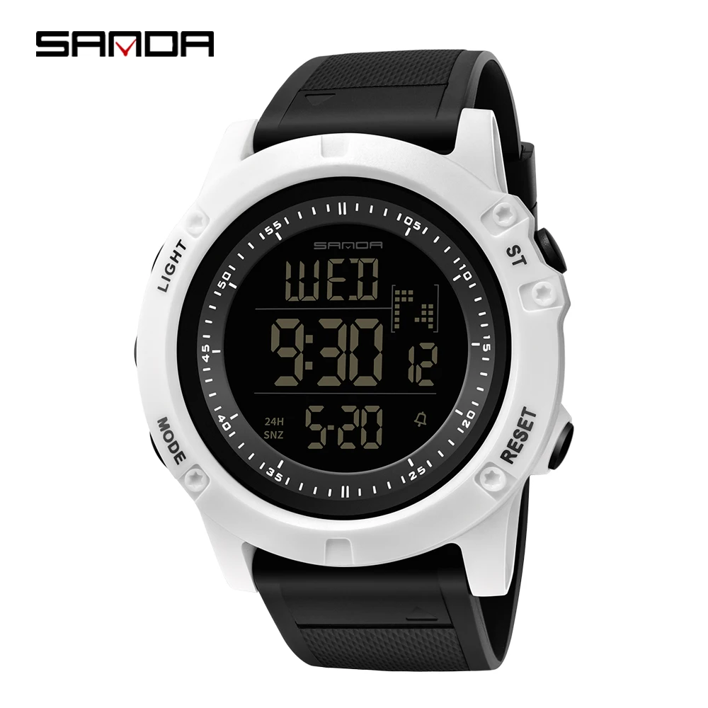 SANDA Multifunction Luminous Calendar Waterproof Outdoor Mountaineering Digital Watch Simple Fashion Low-key Wrist Watch For Men 
SANDA Multifunction Luminous Calendar Waterproof Outdoor Mountaineering Digital Watch Simple Fashion Low-key Wrist Watch For Men