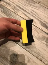 Almohadillas aplicadoras de contorno de neumático, esponja de cera de pulido de Color brillante W91F, 6 uds.