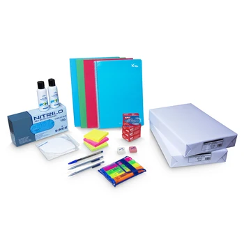 Pack teleworking: Masks Fpp2, Hidroalcohol, Folios, Gloves, A4 Notebook, erasers, mechanical pencil…
Pack teleworking: Masks Fpp2, Hidroalcohol, Folios, Gloves, A4 Notebook, erasers, mechanical pencil…