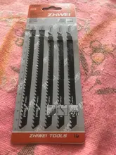 Uds alta calidad 5 uds Hcs HSS tierra dientes de corte recto T-MANGO hoja de sierra caladora para madera
