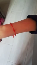 Pulsera de cordel rojo de 7 nudos para la protección del mal de ojo, amuleto de la buena suerte para el éxito y la riqueza, amistad, 2 uds.