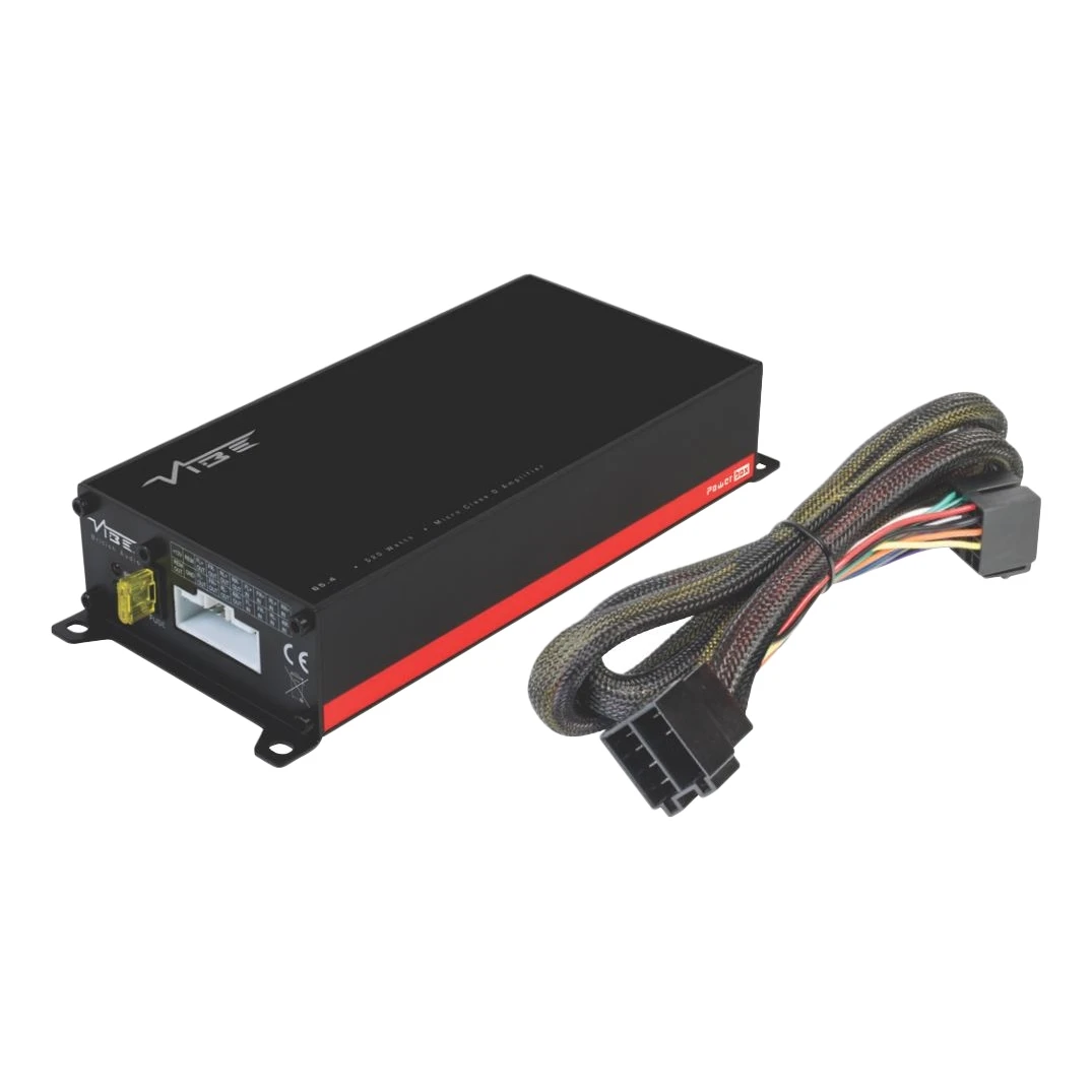Усилитель VIBE POWERBOX65.4M-V7 (класс D; 4-х канальный; пиковая мощность на канал 130 Вт; 20-20000 Гц; компактный разме