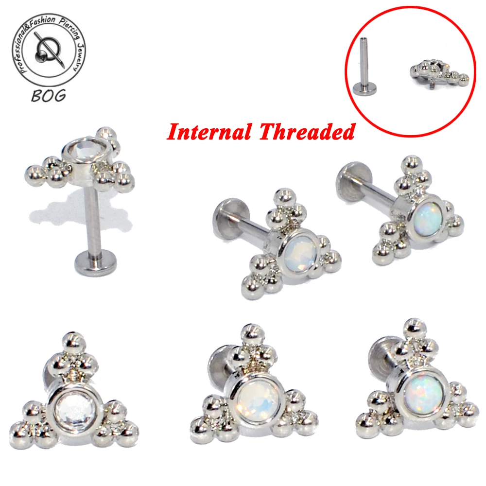 3PCS G23 Titanium&Steel Opal Cluster Ear Tragus Helix Cartilage CZ Gem Earring Stud Labret Bar Lip Ring Body Piercing Jewelry
3PCS G23 Titanium&Steel Opal Cluster Ear Tragus Helix Cartilage CZ Gem Earring Stud Labret Bar Lip Ring Body Piercing Jewelry
