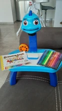Proyector Musical educativo para niños, juguete educativo para aprendizaje temprano, proyección, pintura, mesa de dibujo, escritorio, herramientas de pintura, Gif, Juguetes DIY