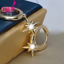 Cadermay Jewelry Custom 10K Yellow Gold 2.7MM Moissanite Meteor Shaped Pendant Earrings Party Wedding Birthday Gifts For Girls
Cadermay Jewelry Custom 10K Yellow Gold 2.7MM Moissanite Meteor Shaped Pendant Earrings Party Wedding Birthday Gifts For Girls