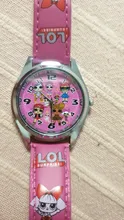 Lol-reloj sorpresa Original, muñeca de dibujos animados de Anime, accesorios de juguete de cuero para niños, regalo de cumpleaños, Navidad y Halloween