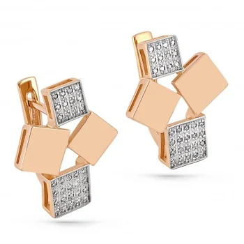 Kabarovsky earrings with 64 diamonds in red gold
Kabarovsky earrings with 64 diamonds in red gold