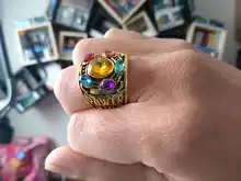 Accesorios de la película Power Cosplay anillo de aleación hombres mujeres joyería anillos de dedo