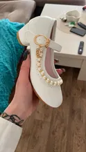 Zapatos de tacón alto de princesa para niños, calzado de cuero para fiesta, zapatos blancos para niños, boda