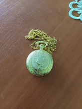 Oro real escudo patrón de la Corona de cuarzo reloj de bolsillo superior de lujo collar de cadena colgante Steampunk reloj coleccionables joyería regalos