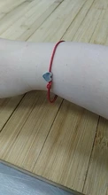 2 unids/lote Pequeño amor corazón pulsera de la suerte, rojo, negro, blanco, Color de la cuerda pulsera ajustable par de Pulseras de Moda al por mayor