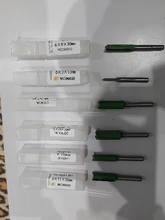 LAVIE-broca recta de carburo de tungsteno, broca de enrutador de doble flauta individual, vástago de 6mm, Fresa de madera para herramienta de carpintería, MC06020, 1 unidad