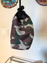 Tela de camuflaje Oxford impermeable para mascotas, para el entrenamiento de tu cachorro o perro, bolsa para golosinas, cebo de aperitivo, funda cartuchera para comida