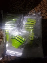 Llavero reflectante amarillo de PVC suave, accesorios de seguridad para el tráfico, visibilidad, para bolsa