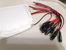 Conectores de CC de 12V y 5A, Cable de alimentación de 5,5x2,1mm, conector macho y hembra para cámara de seguridad CCTV, conectores adaptadores de corriente