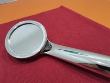 Cabezal de ducha con boquilla presurizada ABS, accesorio de baño, ahorro de agua de alta presión, cabezal de ducha cromado, 1 ud.