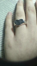 Anillo abierto con cara llorona para mujer, sortija ajustable de Color plateado antiguo, diseño geométrico, con caras y lágrimas
