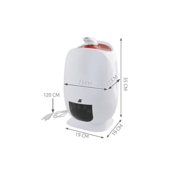 AIR humidifier • l • 6 thermometer embedded • liquid crystal display menu touch • intensity adjustable blowing
AIR humidifier • l • 6 thermometer embedded • liquid crystal display menu touch • intensity adjustable blowing